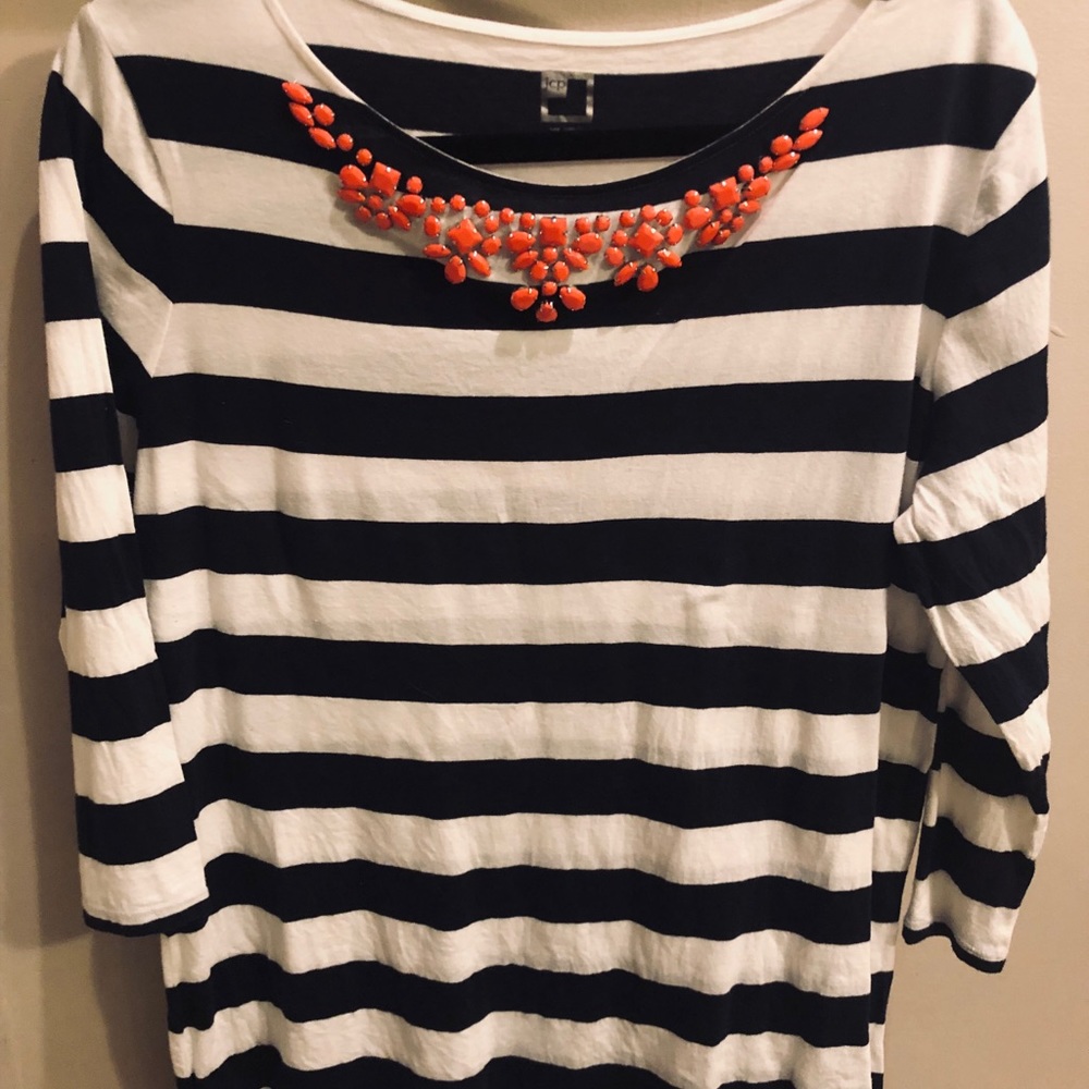 JCP Beaded Top, EUC